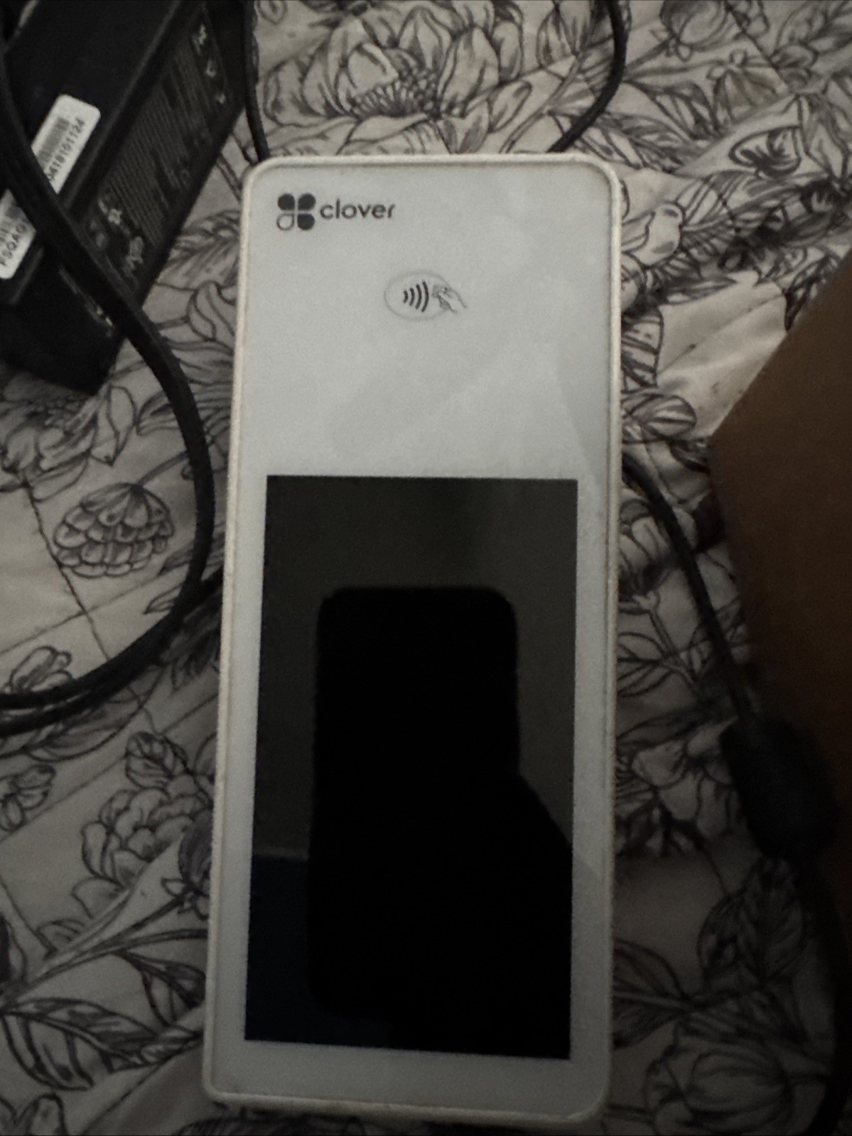 Clover Flex 3 Handheld POS System C405 w/ Wireless Charger K405 and Power Cord