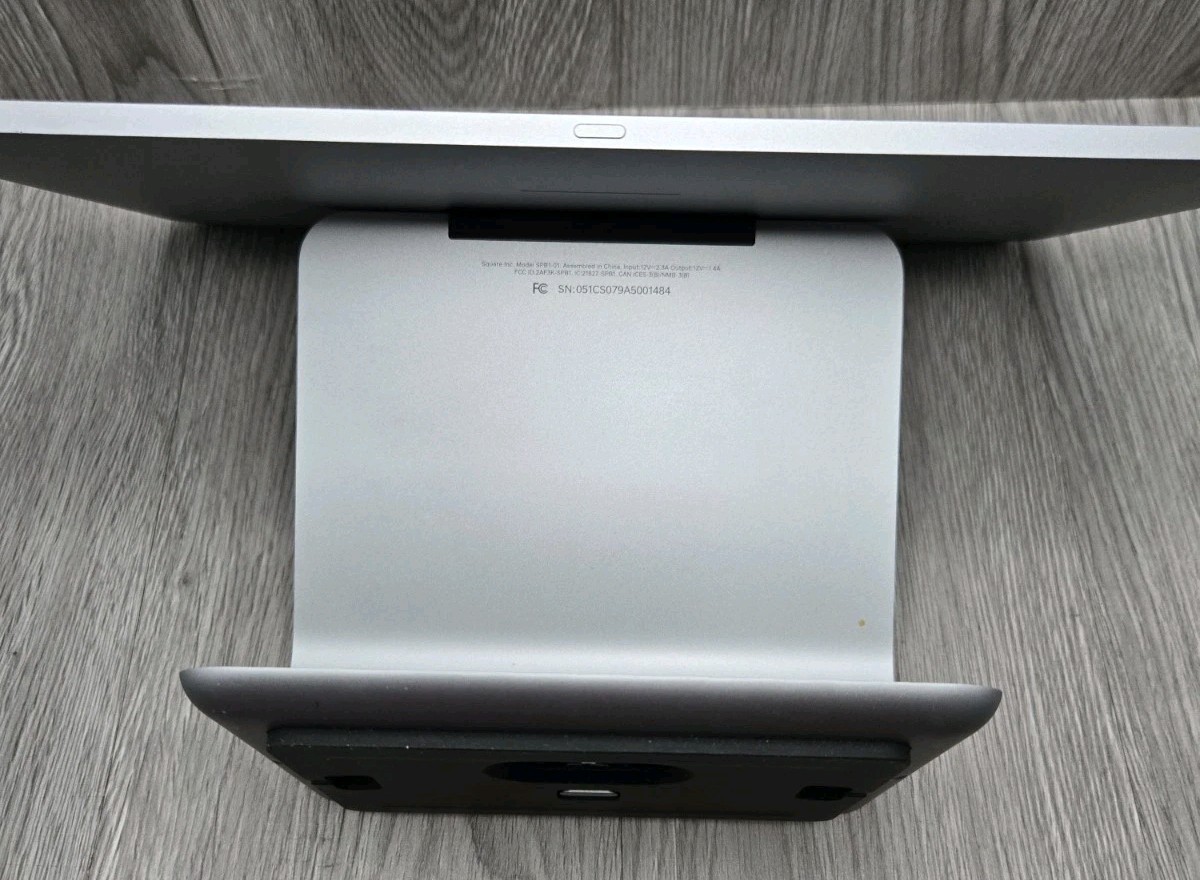 Square Register Touchscreen POS Terminal Card Reader SPB1-01 W/ NO CORDS