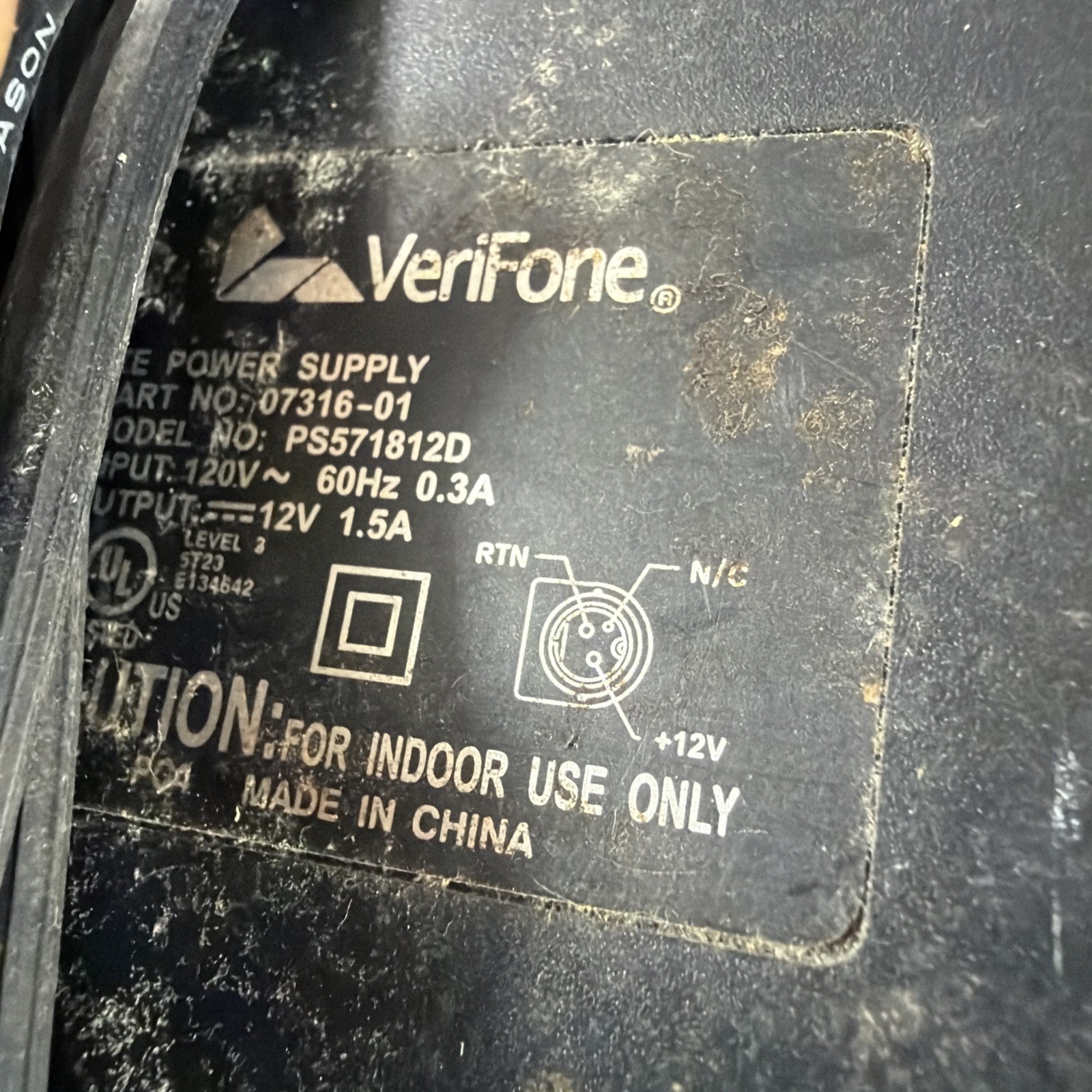 Verifone Eclipse Quartet POS Credit Card Check Terminal P100-002-03 TeleCheck