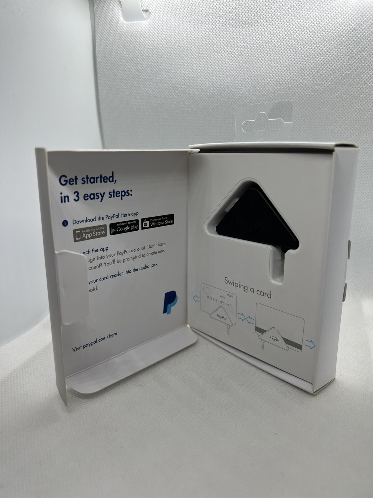 PayPal Here Mobile Phone Card Reader iPhone, Android, and Windows Devices