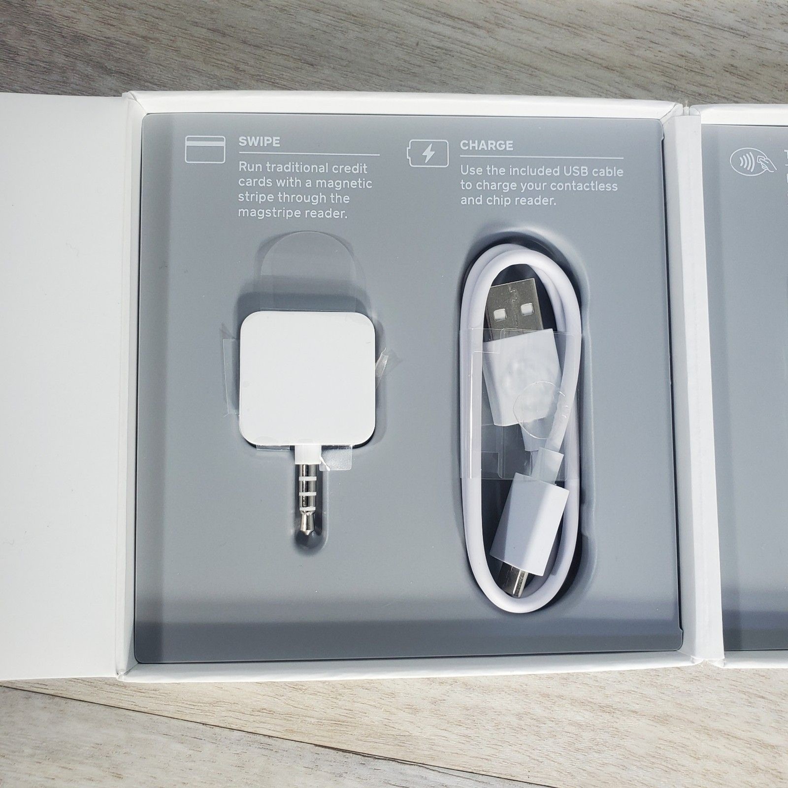 Square S6 White Portable Contactless And Chip Magstripe Credit Card Reader