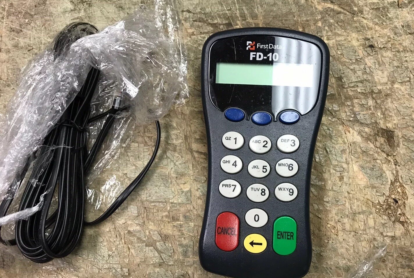 FIRST DATA FD-10C Pin Pad Card Reader POS Terminal 8001-pci