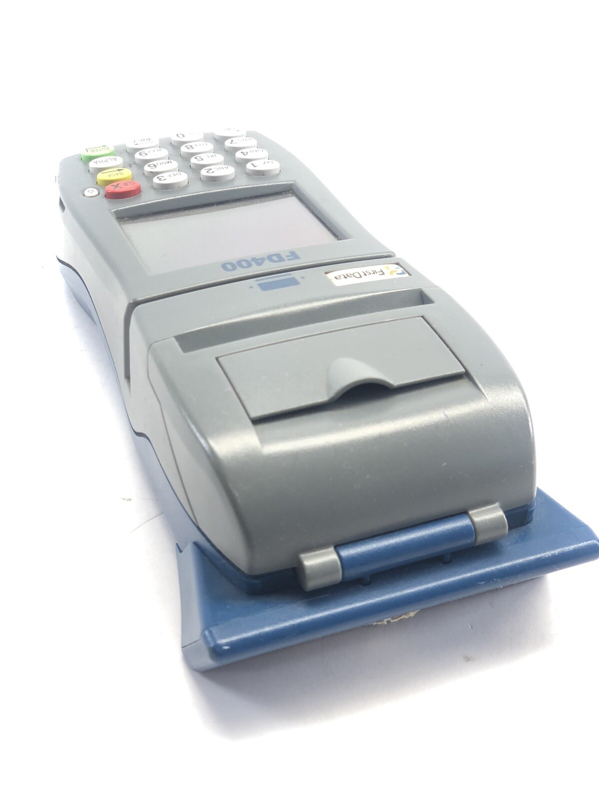 First Data FD-400 Point of Sale Credit Debit Card Machine Terminal No Charger