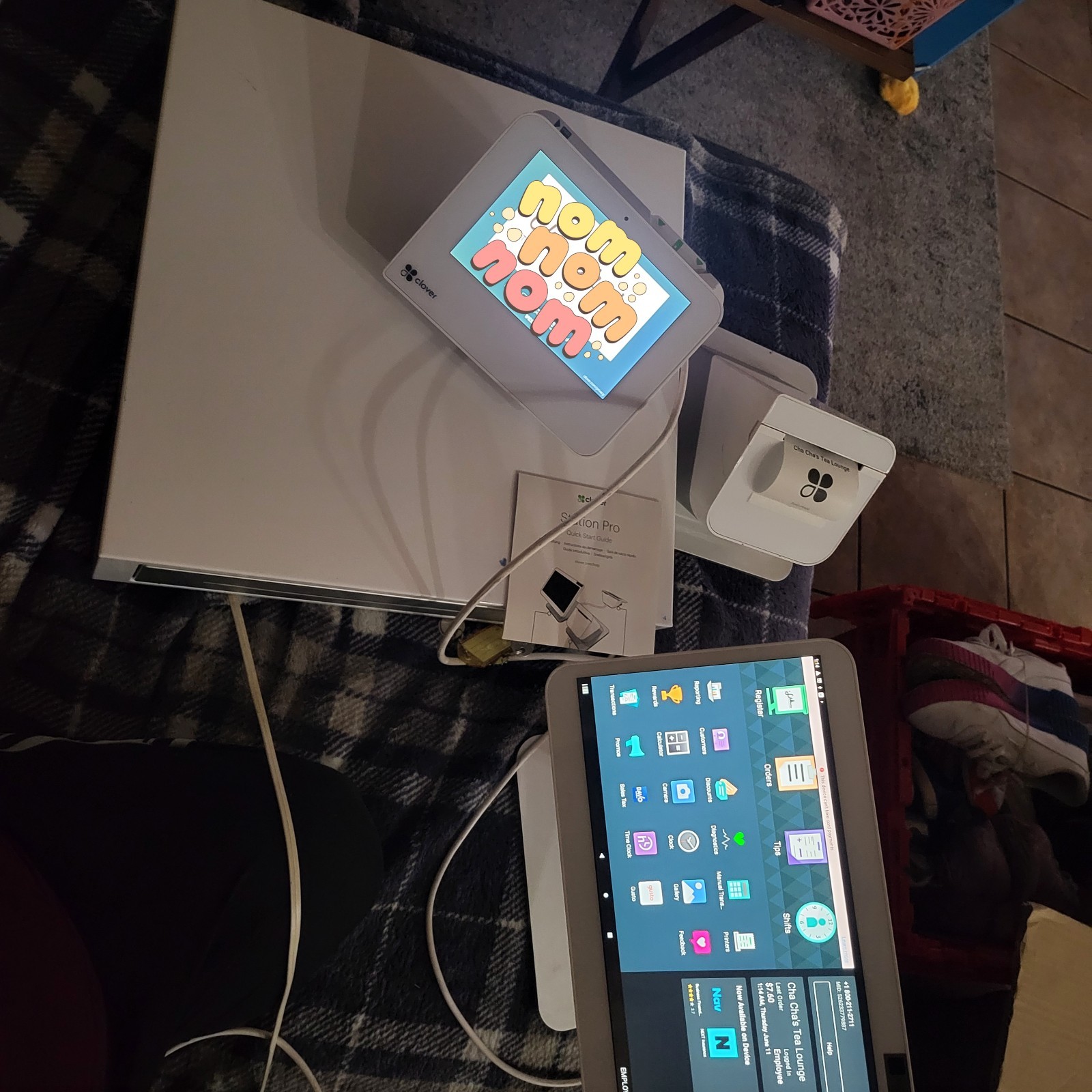 Clover Station Pro Point-of-sale System Featuring A Large Customer-facing System