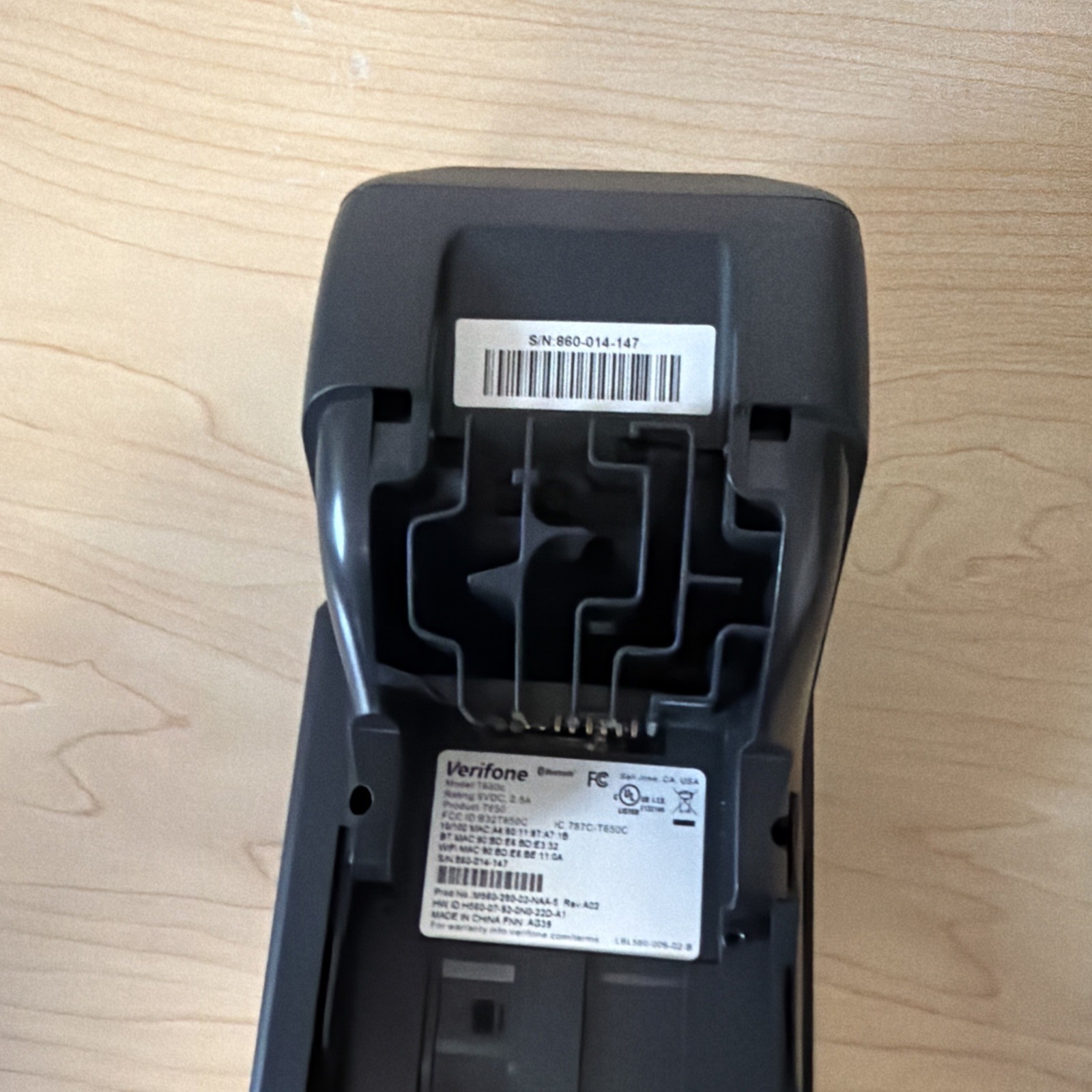 verifone T650c credit card terminal POS device