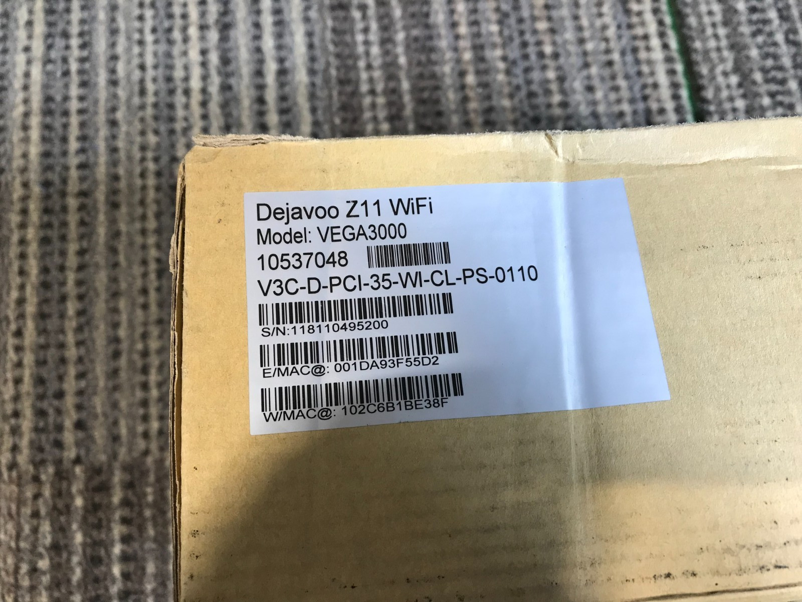 DEJAVOO Z11 VEGA3000 Credit and Debit Card Terminal *