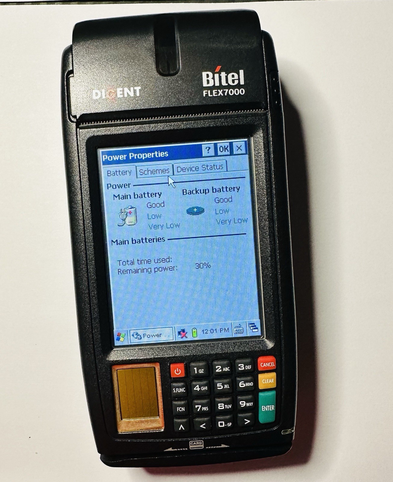 Lot of 5 Bitel Flex7000 POS Terminals – All Boot Windows Ce – New Old Stock