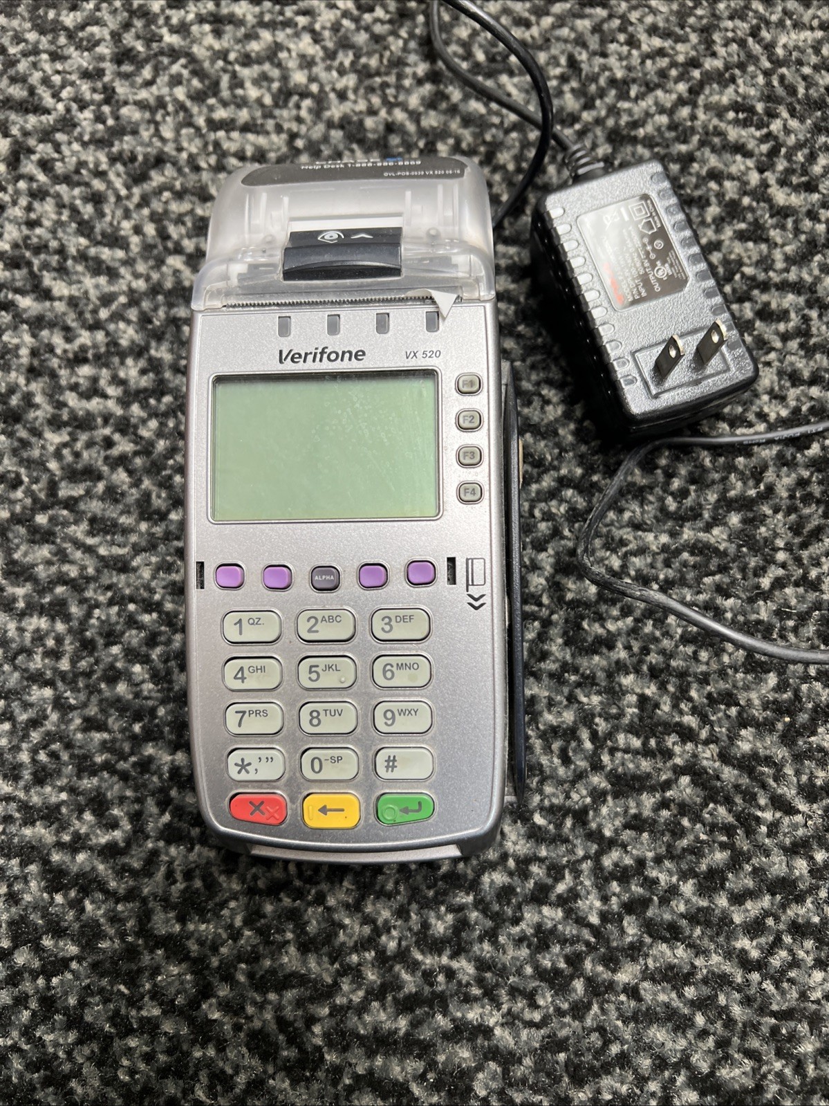 VeriFone VX520 Credit Card Terminal (tag234)