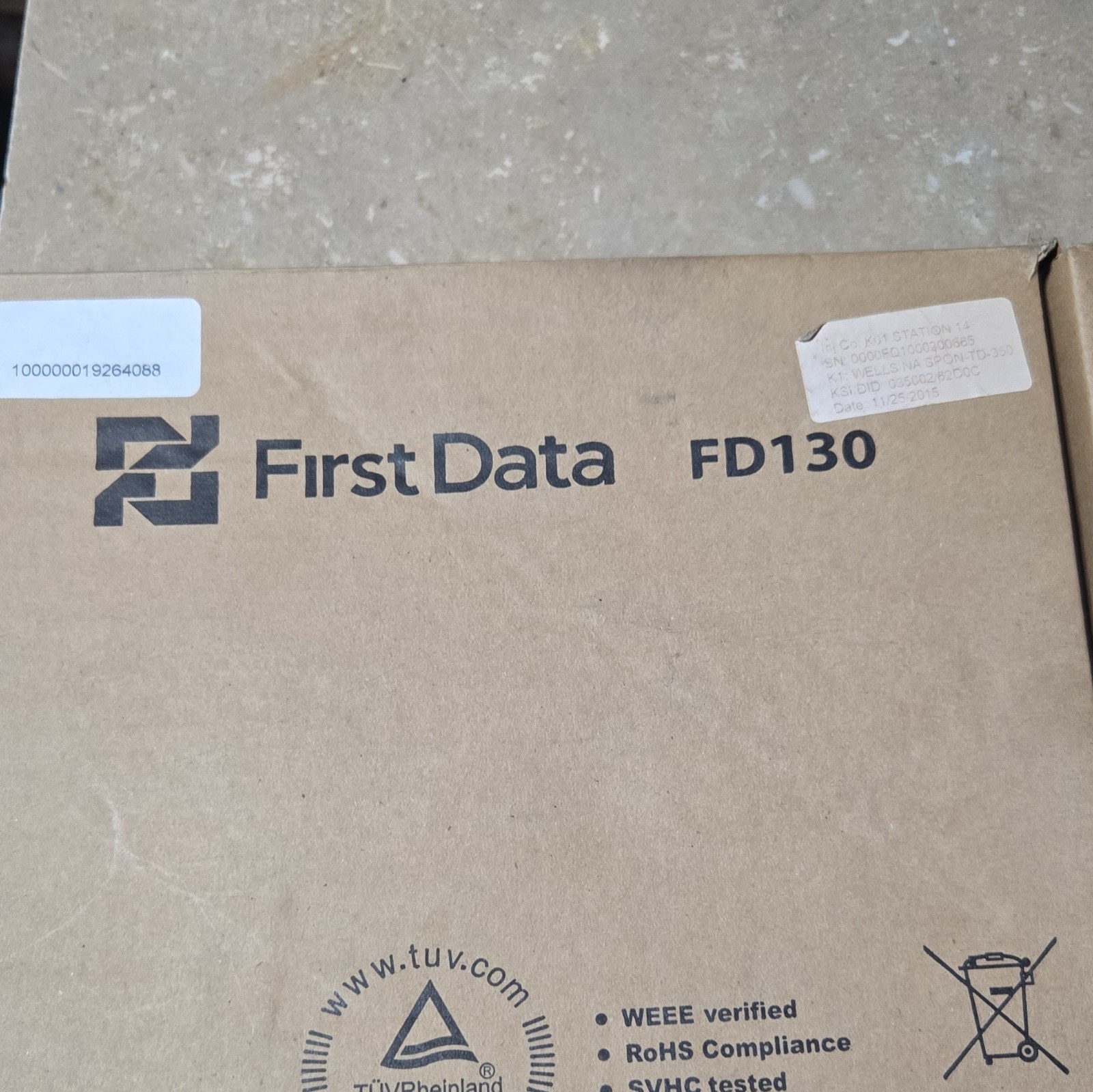 First Data FD130 FD Series Wired Credit Card Terminal (MPN 001867064)