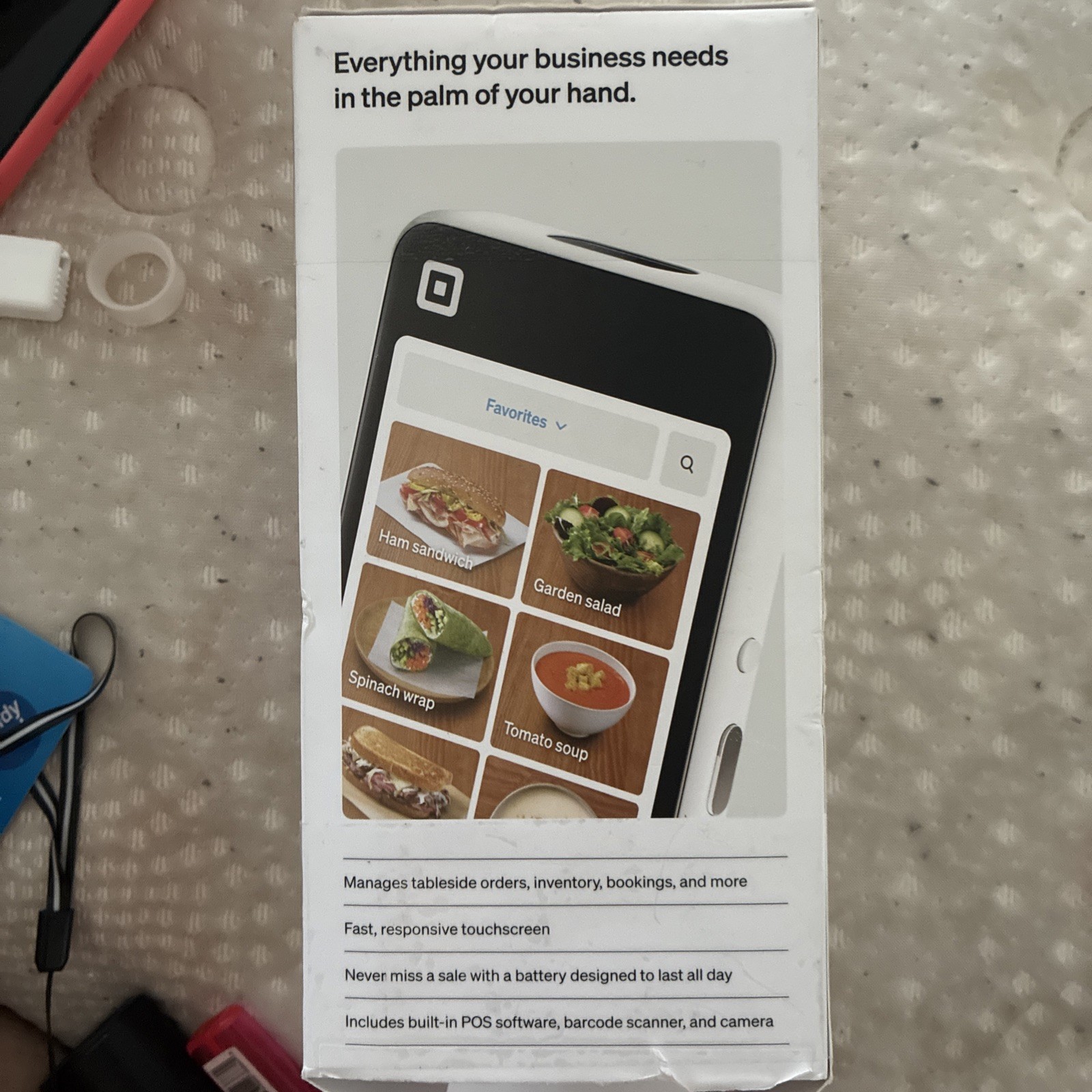 Square Handheld – Professional Service Portable Credit Card Machine
