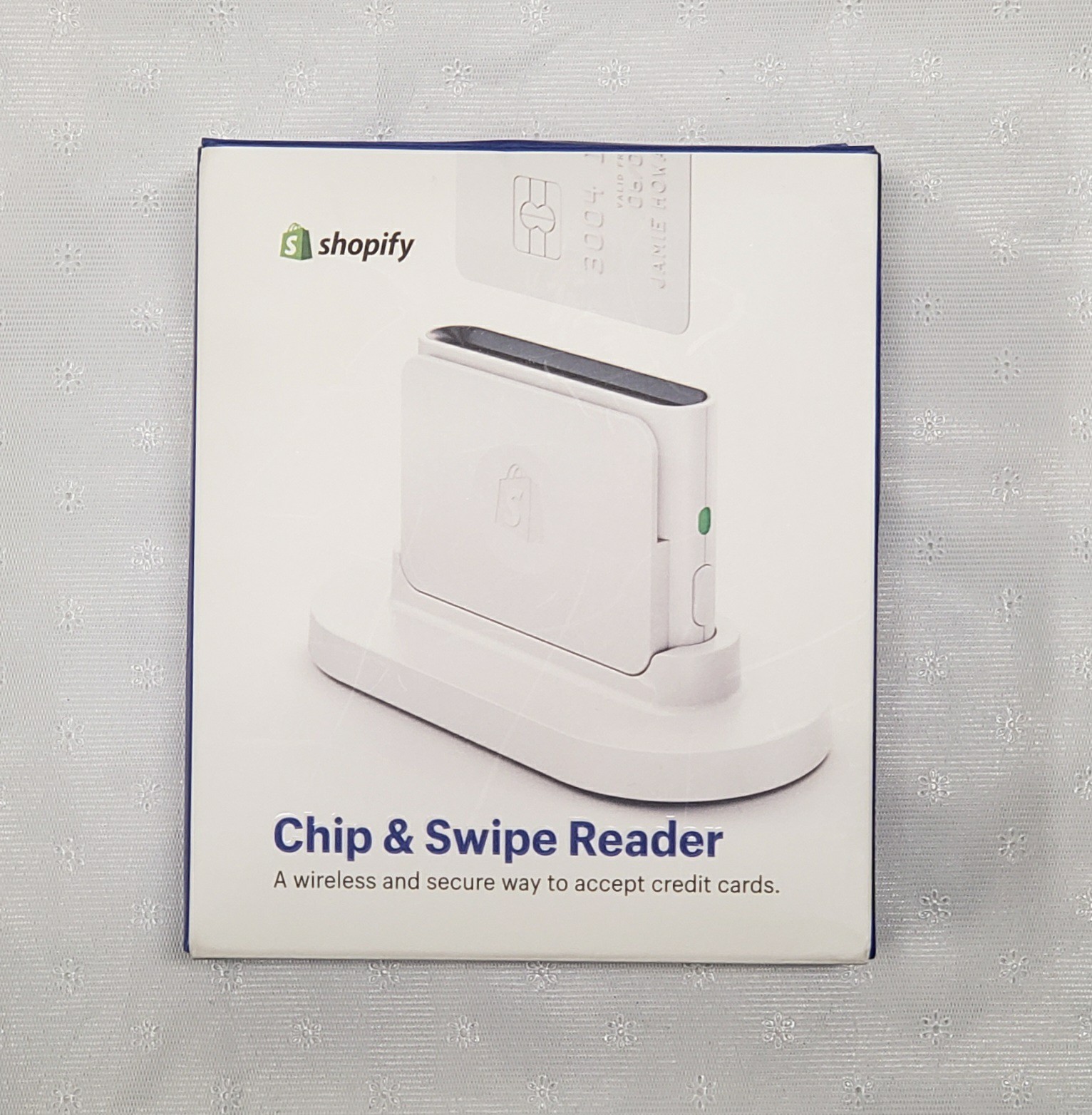 Shopify Credit Card Reader Chip & Swipe White, Open Box