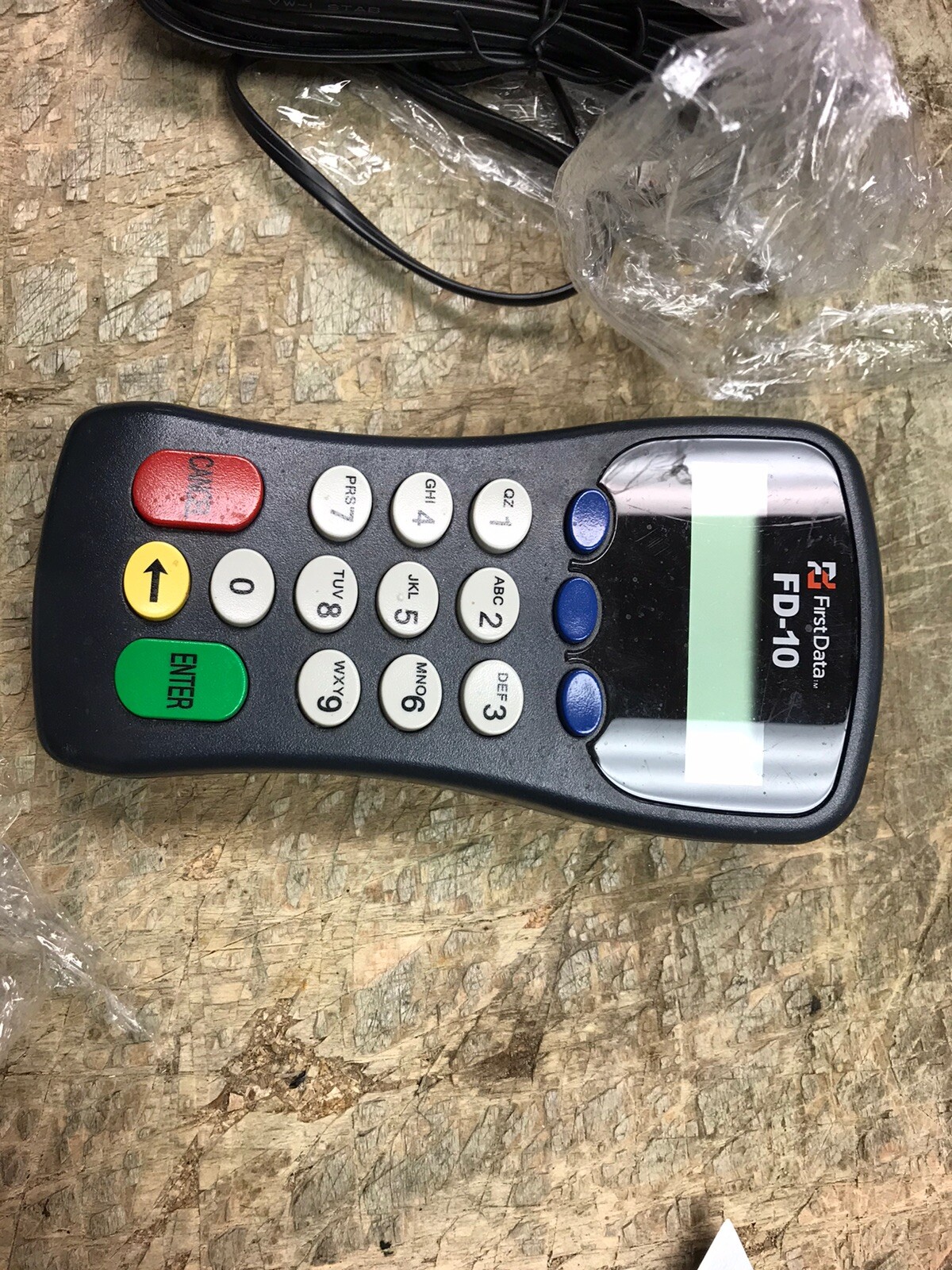 FIRST DATA FD-10C Pin Pad Card Reader POS Terminal 8001-pci