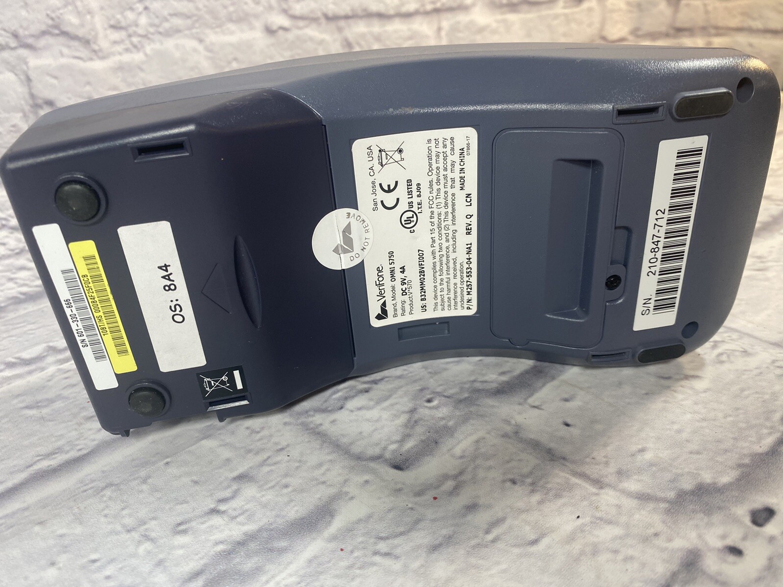 Verifone VX570 VX 570 Credit Card Machine Terminal Reader Unit Only