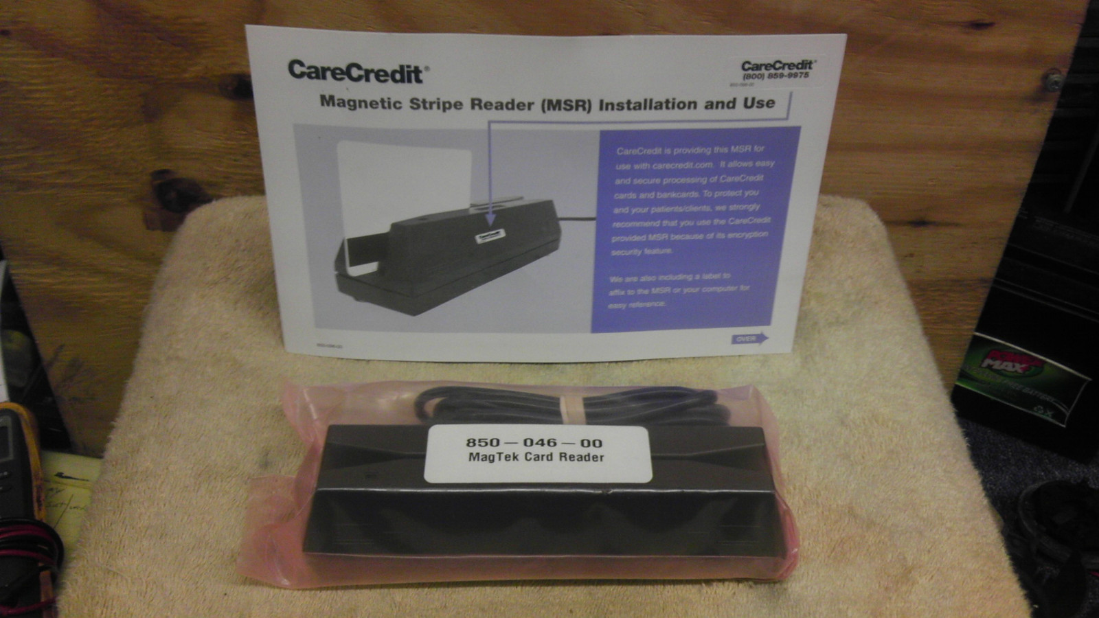 NEW 2-TRACK MAGTEK 850-046-00 MAGNETIC STRIP SWIPE CARD READER USB 21073008