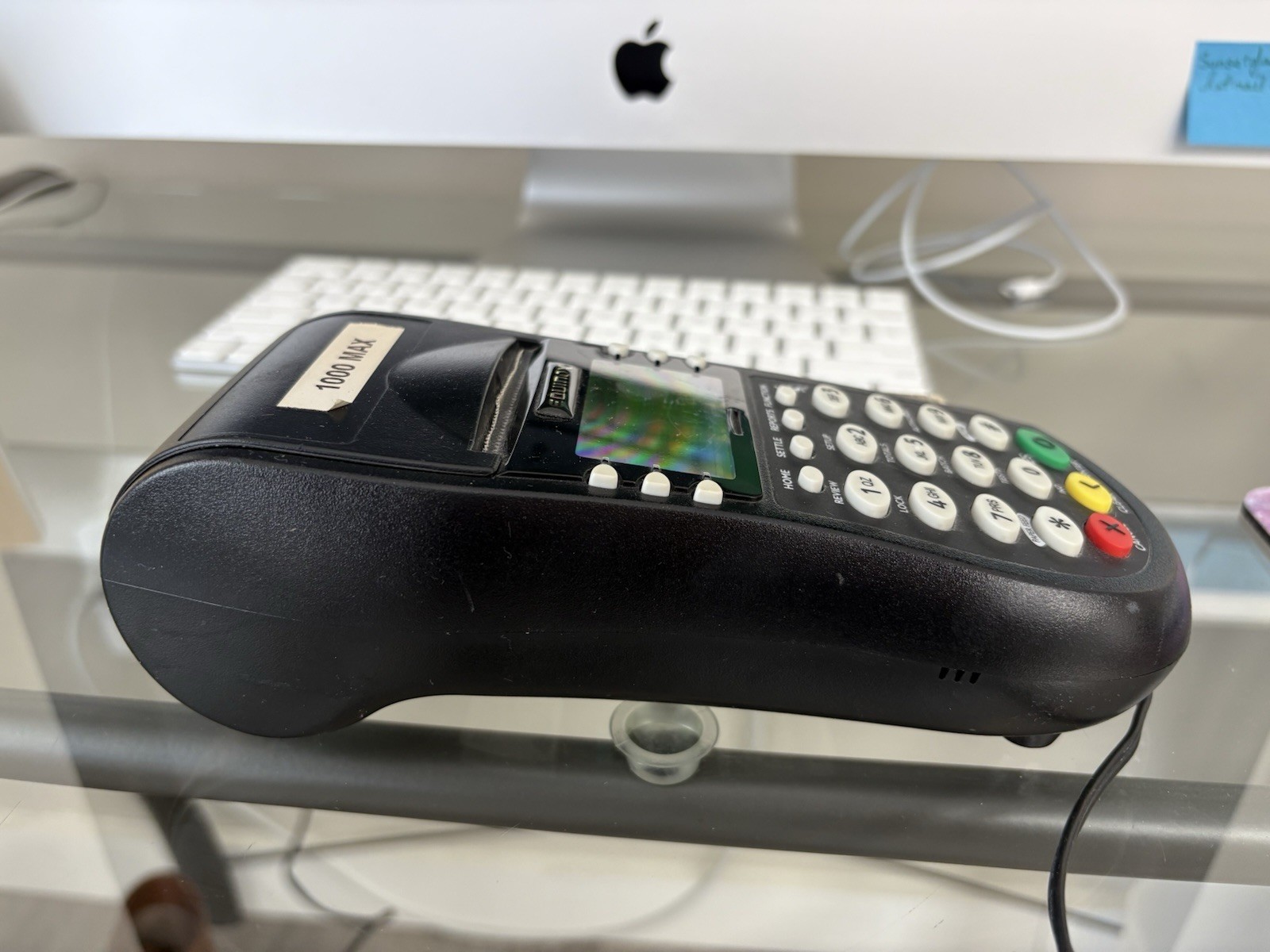 Credit Card Reader/Terminal Equinox T4205 With Power Cord Tested For Power