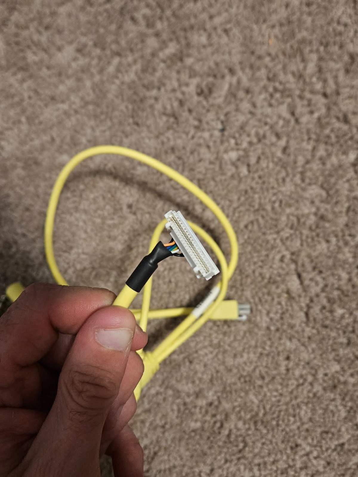 Nayax VPOS Touch Credit Card Reader Yellow MDB / DEX Cable For Vending Machine