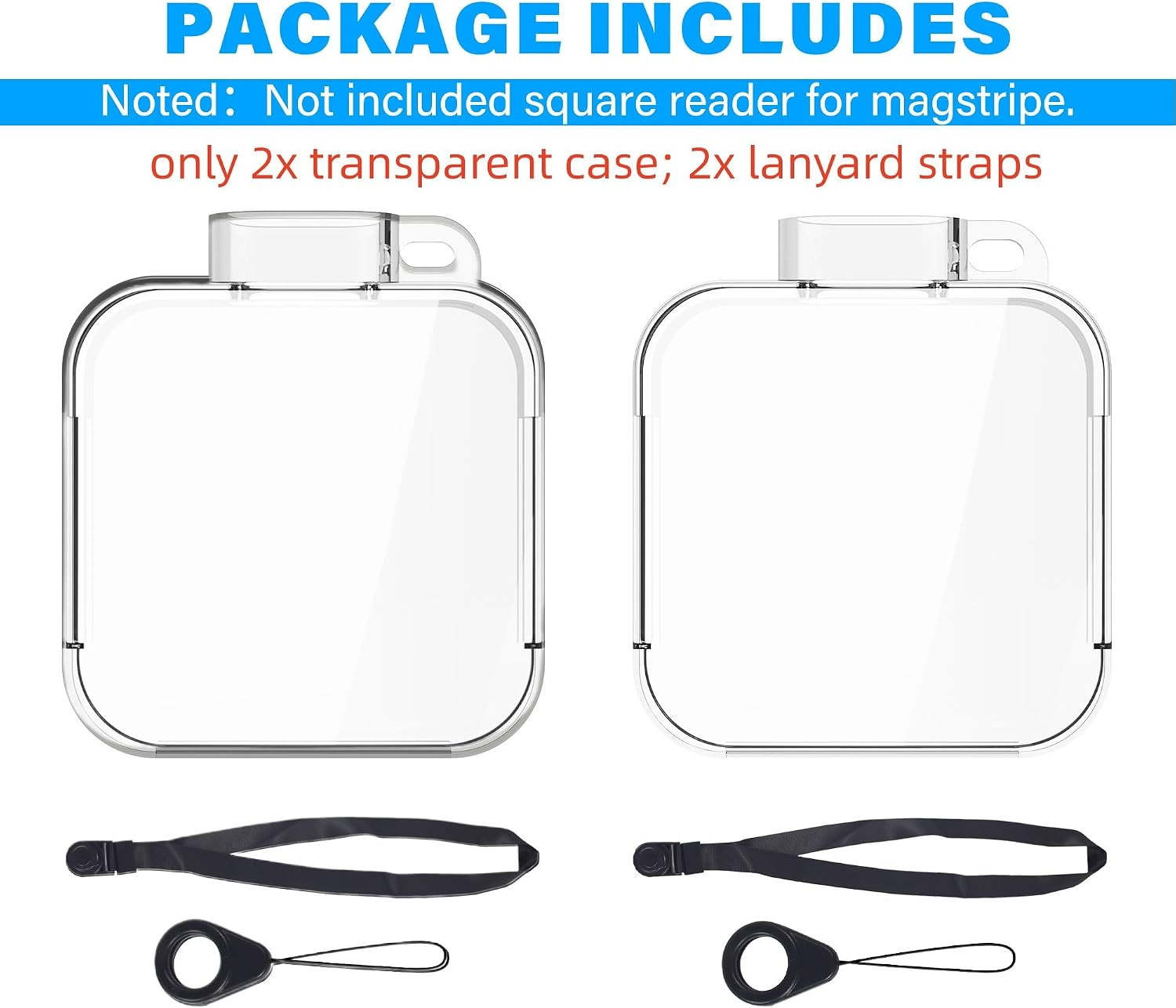 Lanyard Case for Square Reader for Magstripe with 3.5Mm Headset Jack or Lightni