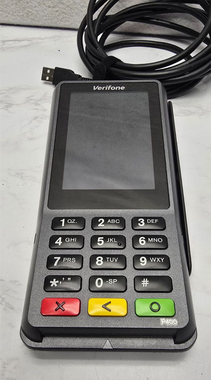 Verifone P400 Plus Credit Card Terminal w/ USB cable