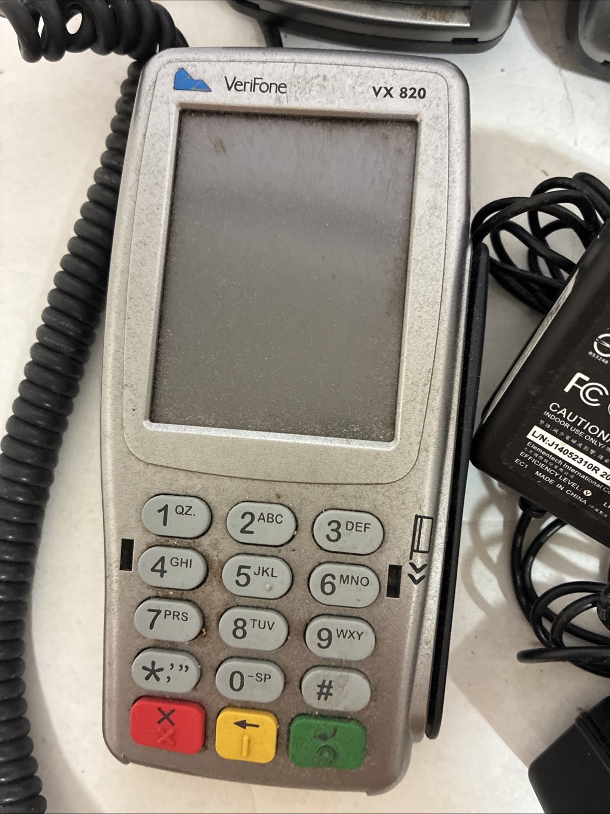Lot of 6 Verifone VX520 VX820 POS Credit Card Reader Machine FOR PARTS & REPAIR