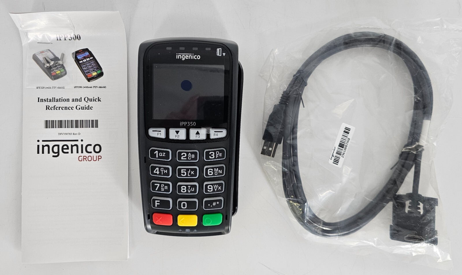 NEW – ingenico iPP350 Credit and Debit Card Reader – IPP350-11P1914A – w/ Cable