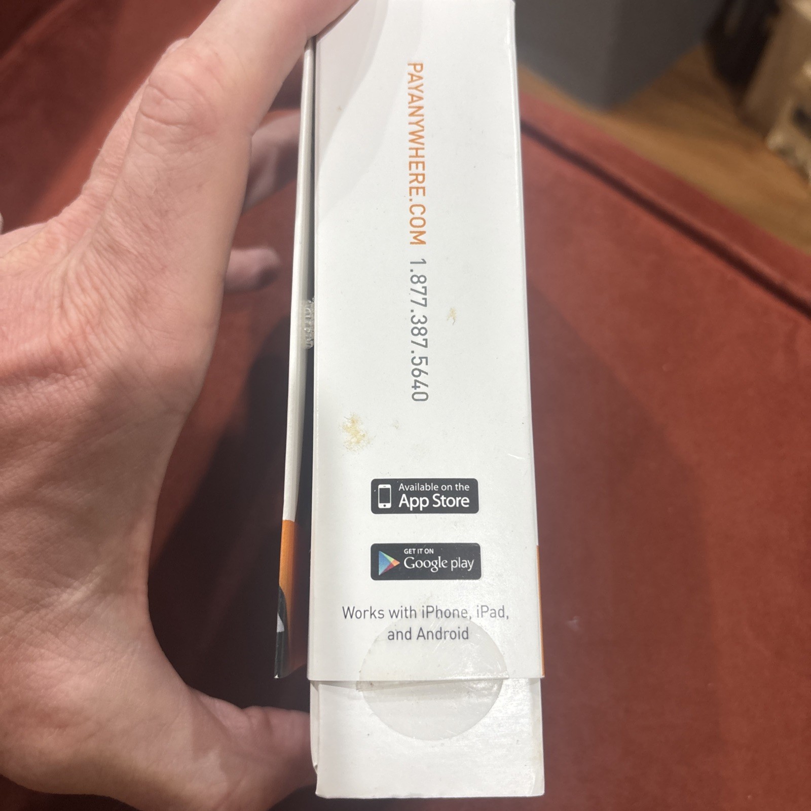 PayAnywhere Credit Card Swipe Reader English Espanol ios iPhone iPad Android
