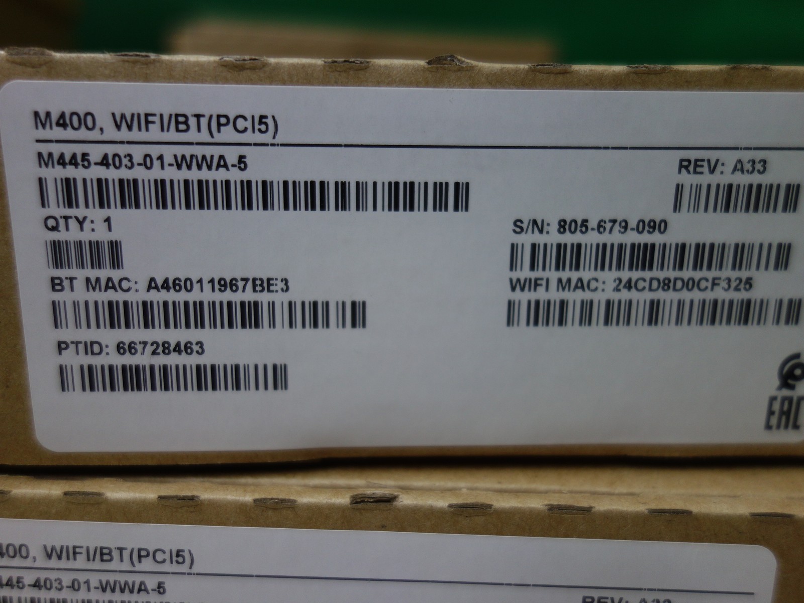 VERIFONE M400 WIFI/BT (PCI5) M445-403-01-WWA-5 CREDIT CARD TERMINAL