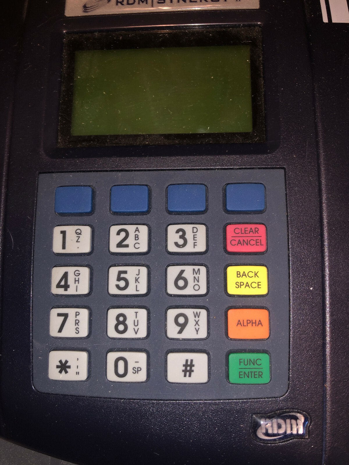 Credit Card Reader RDM Synergy II 8316F Dial/Ethernet Terminal