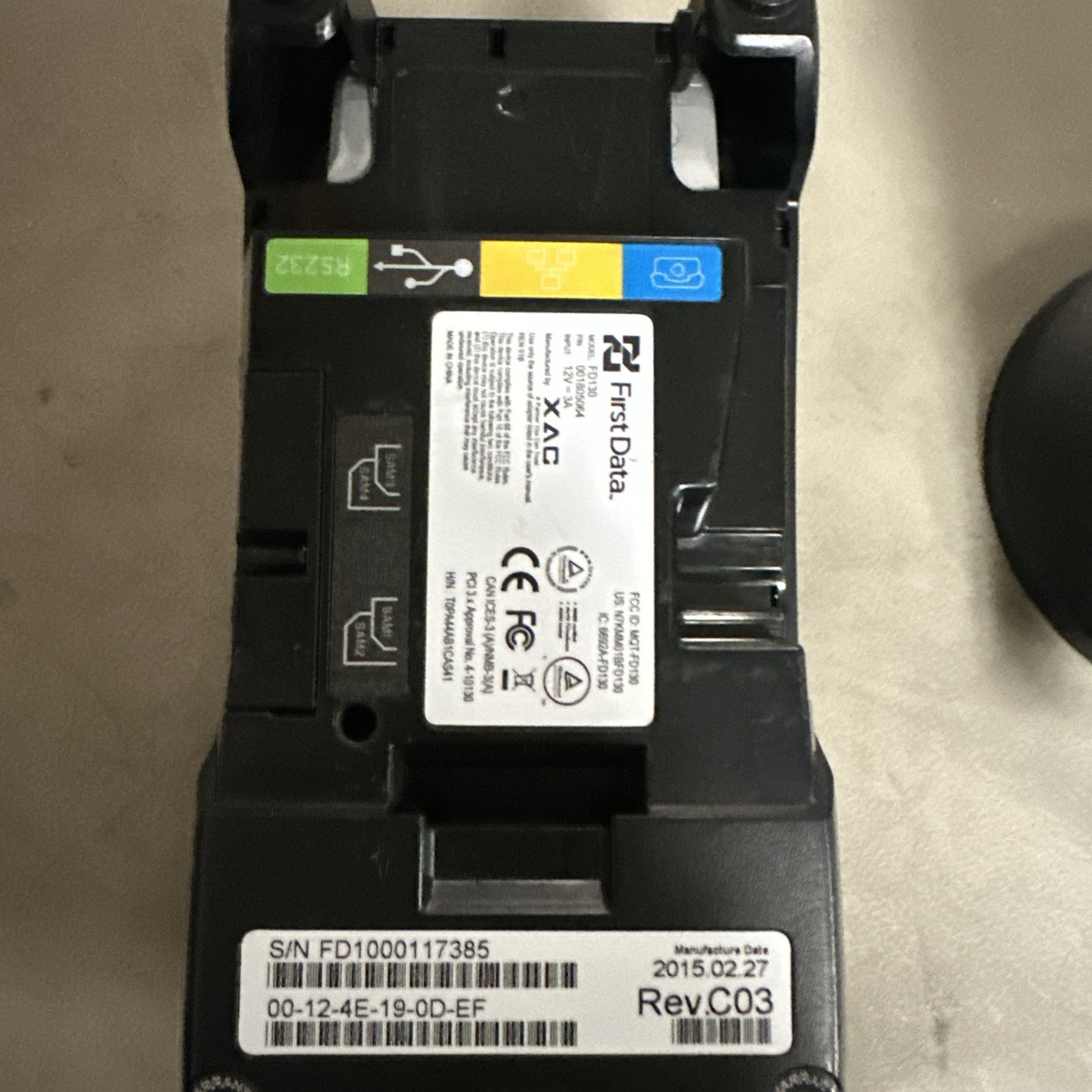 First Data FD130 EMV Credit Card Terminal