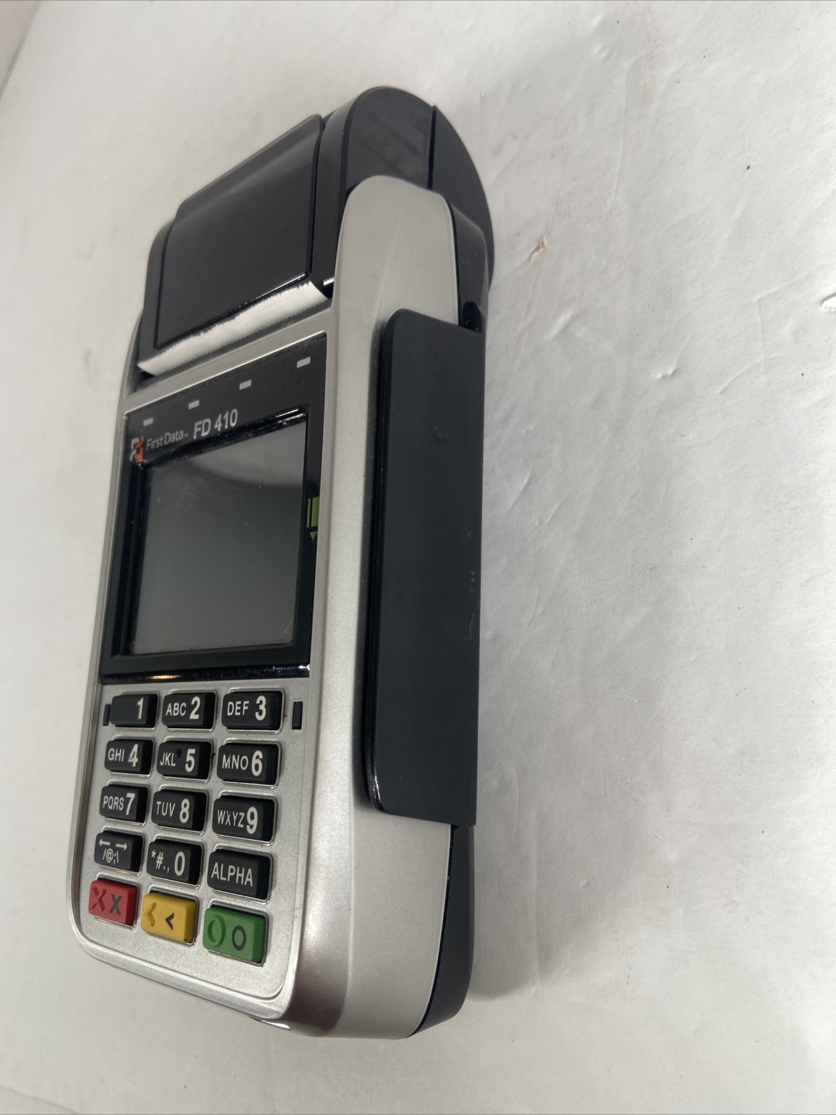 First Data FD410 Credit Card Terminal Untested NO CABLES UNIT ONLY machine