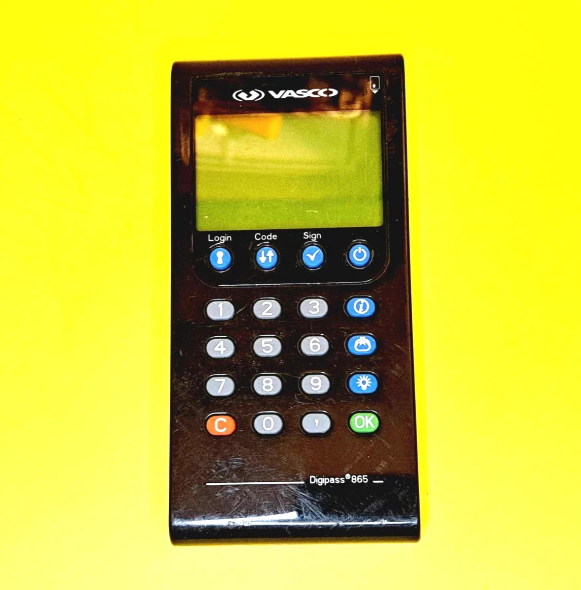 VASCO DIGIPASS 865 USB-CONNECTABLE SMART CARD READER SECURE DIGITAL TRANSACTION