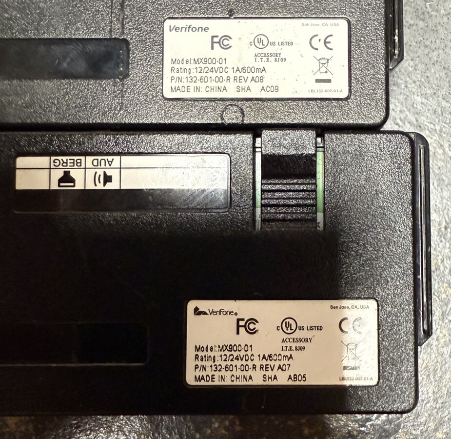 Verifone MX900-01 I/O Cash Register Block P/N 132-601-00-R