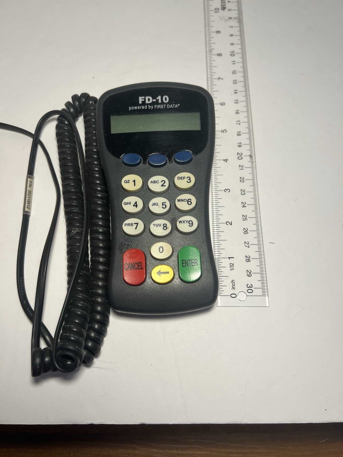 FIRST DATA FD-10 Pin Pad(Serial Port Connection 8001-PCI