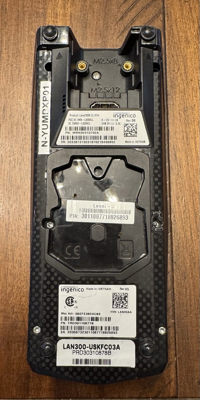 INGENICO Lane-3000 ETH – Used / Freedom Pay Encryption Pre Owned Untested