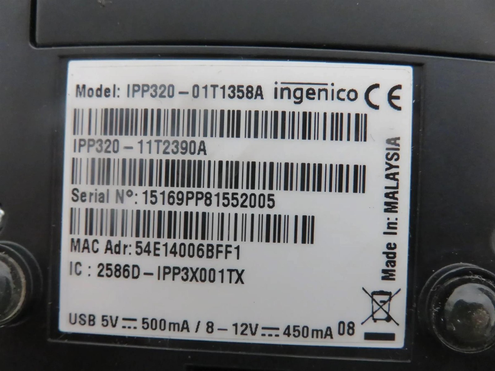 Lot of 9 Ingenico IPP320 Payment Credit Card Terminals – Free Shipping