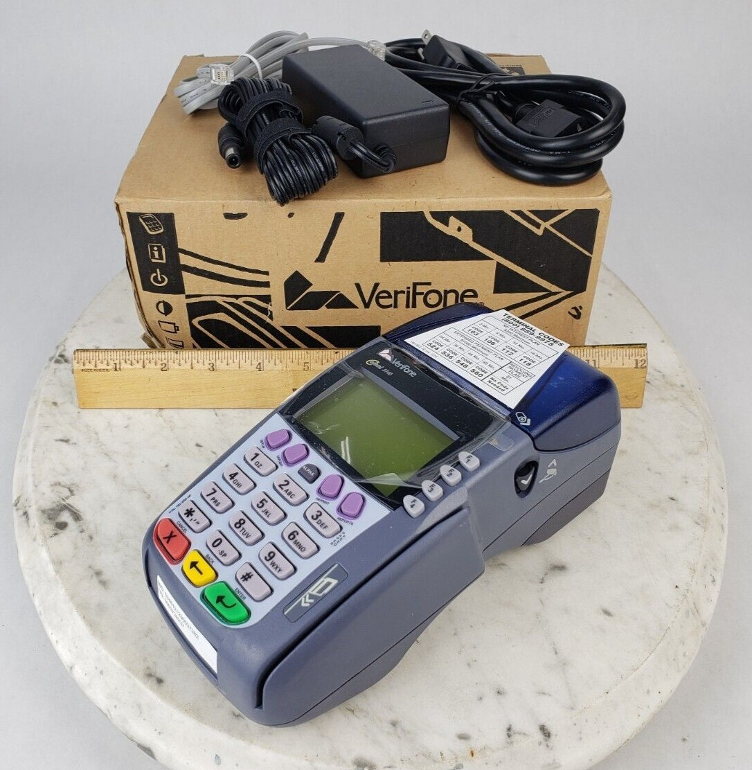 Verifone Omni 3740 Credit Card Reader – Terminal POS Swipe Power Cord