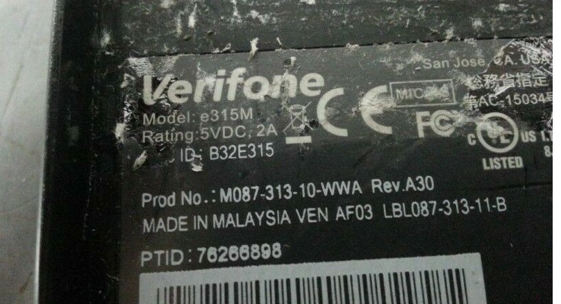 Verifone e315M Credit Card Reader
