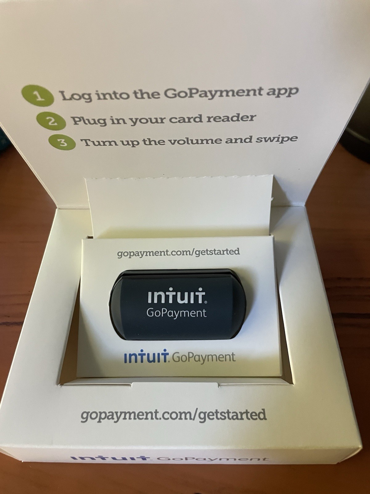 Intuit GoPayment Credit Debit Card Reader Quickbooks 3.5mm Jack Xlnt Go Payment