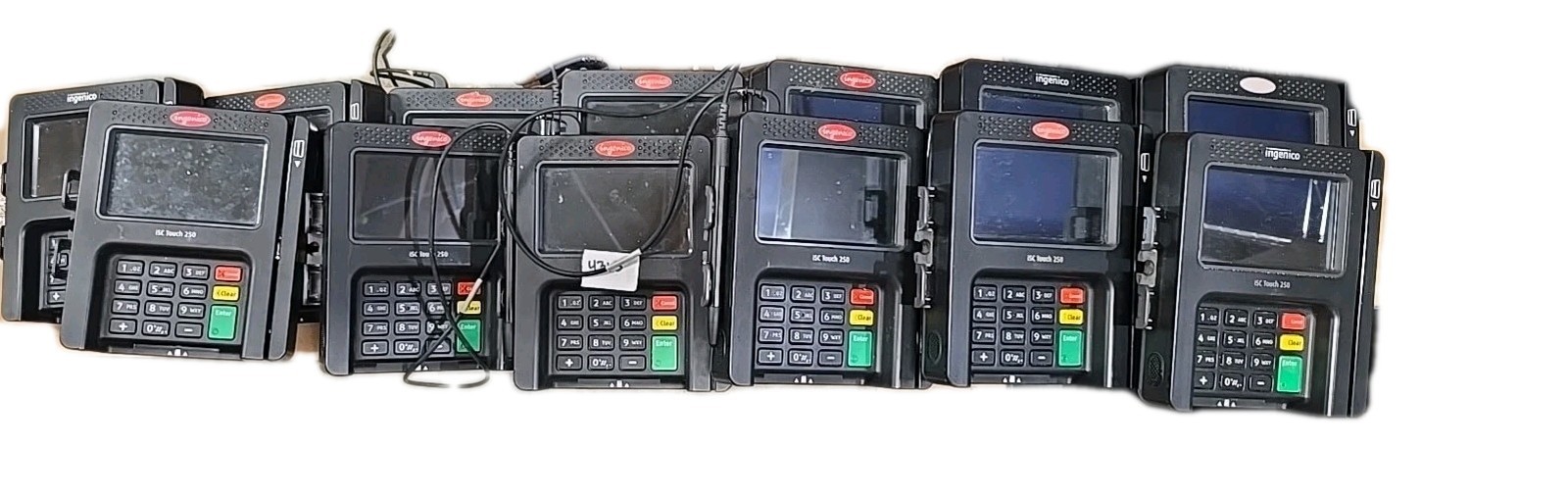 Ingenico iSC Touch 250 Payment Terminals Lot of 13 As is