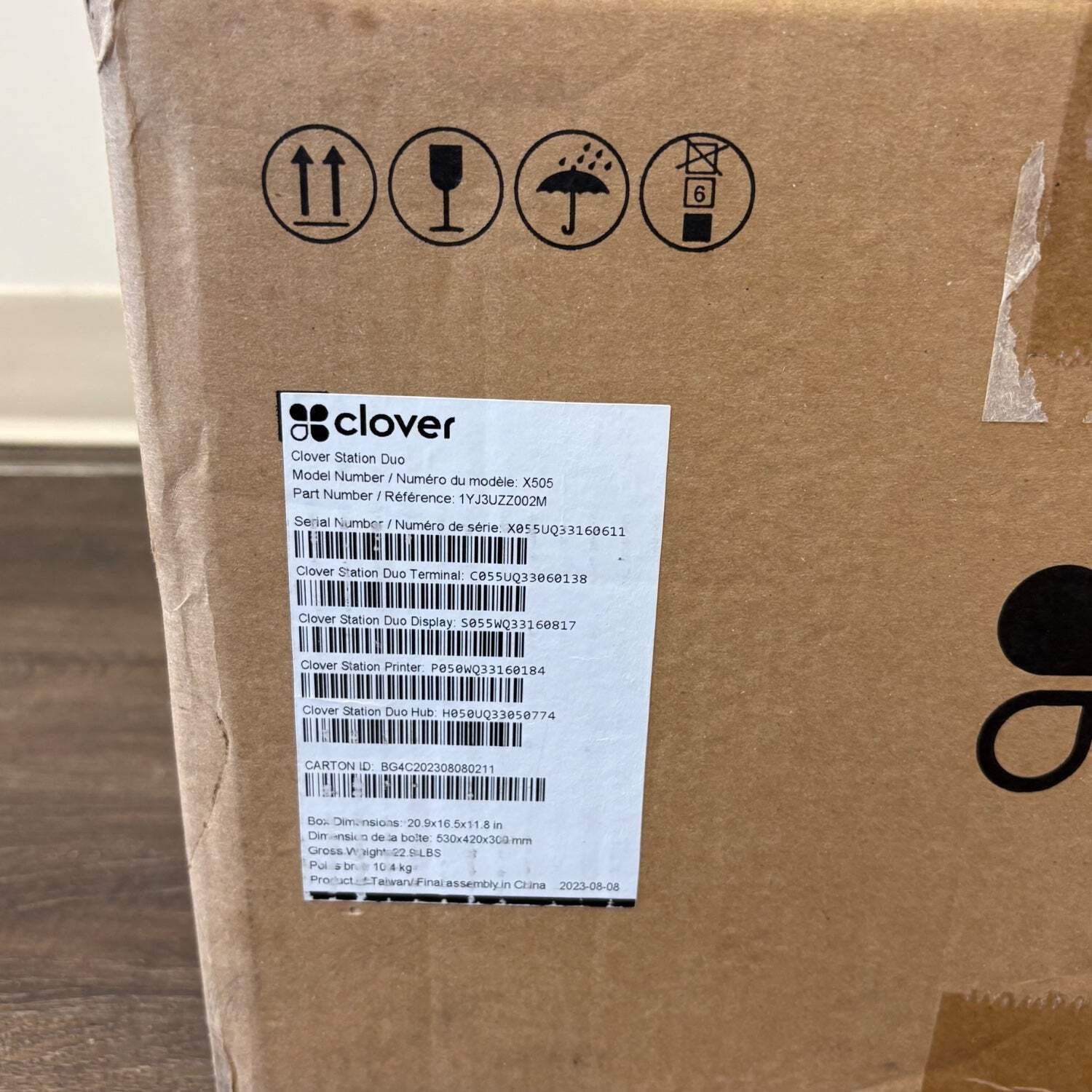 Clover Station Duo POS Station X505 G1N