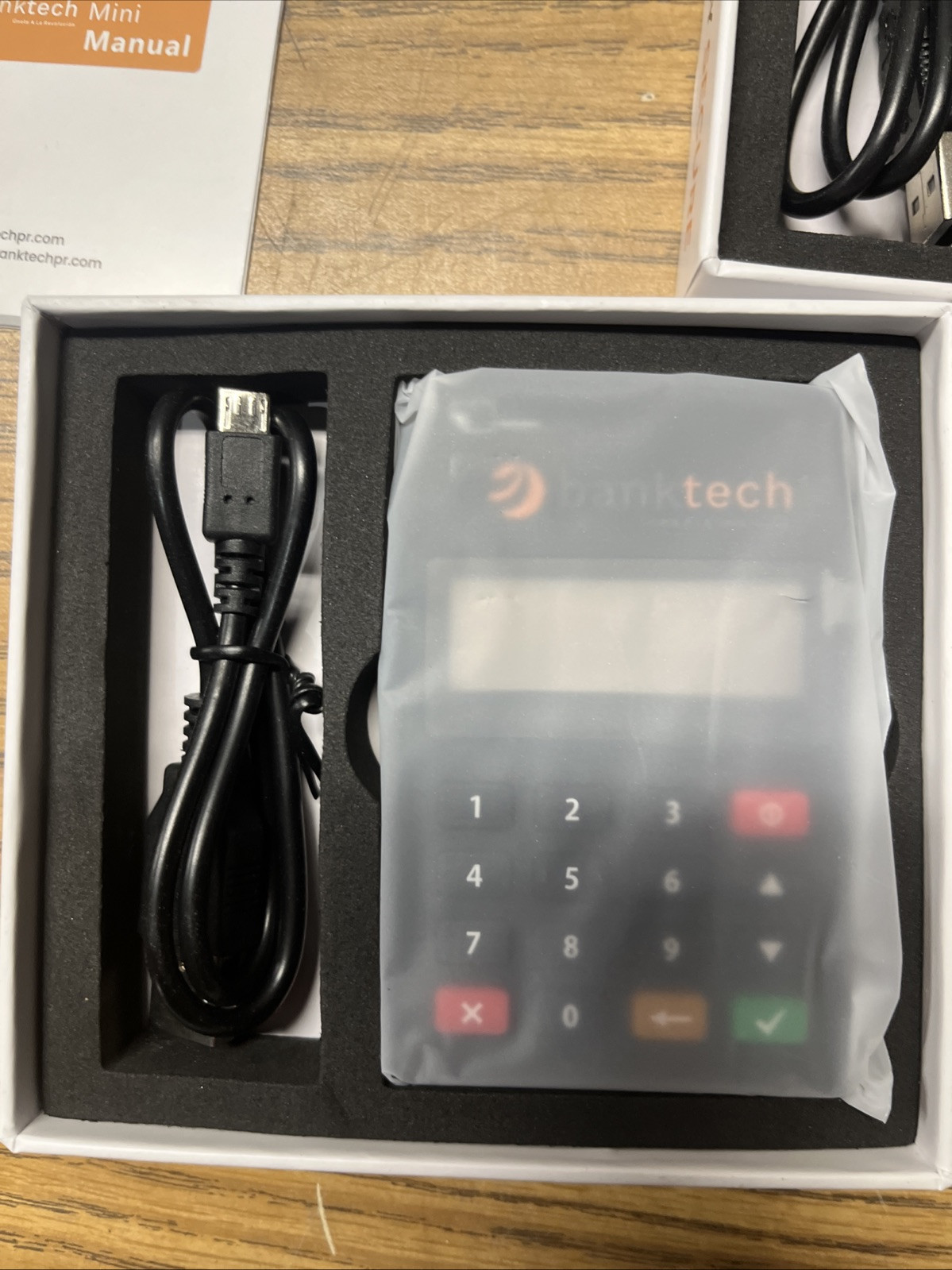 LOT 3 – BankTech Mini Portable Payment Terminal Keypad