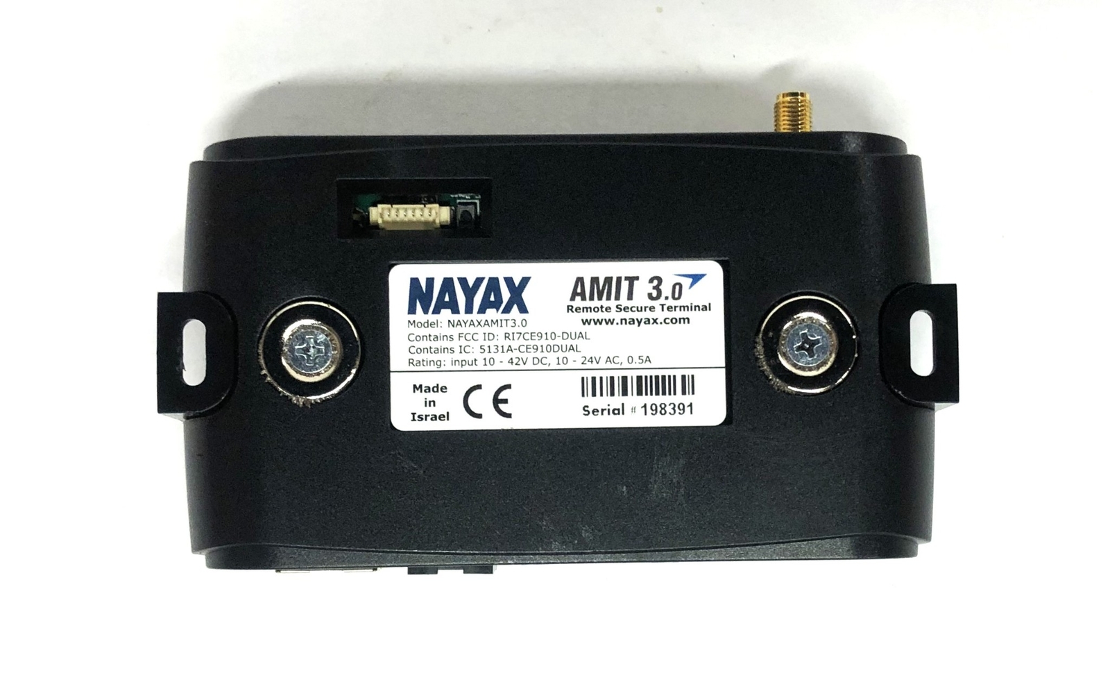 NAYAX Remote Secure Terminal AMIT3.0 PARTS ONLY