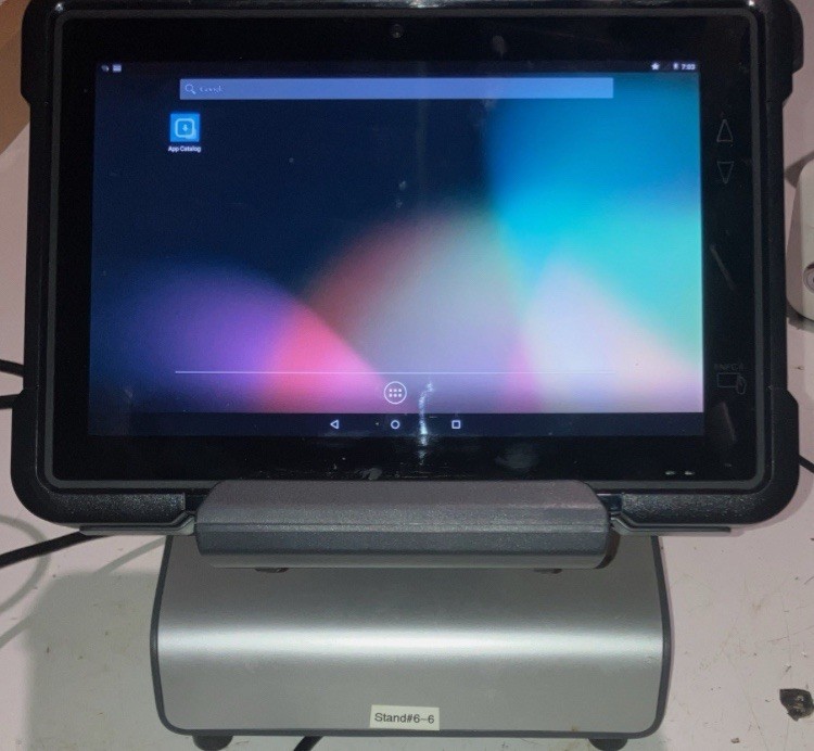 Partner EM-100 Black 10.1″ 16GB Barcode Scanner NFC POS Tablet With PB-110 Base