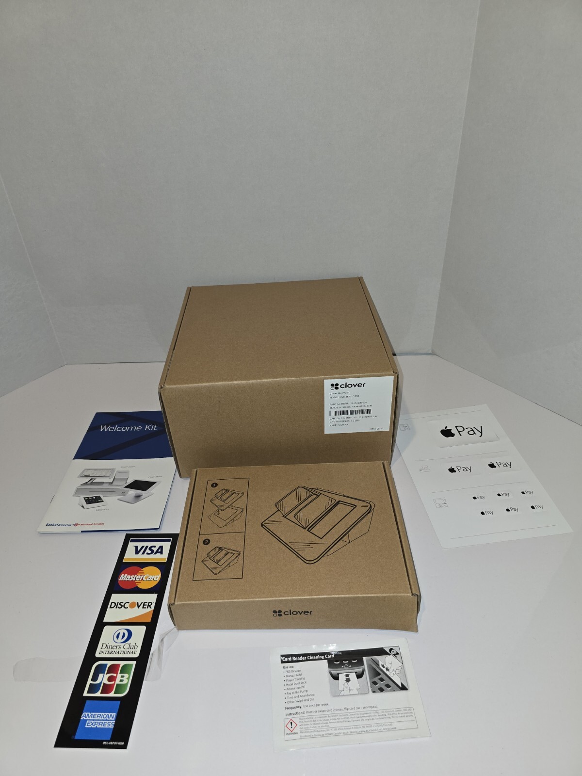 Clover Mini Wifi C300 – Card Reader / POS Point of Sale System w/ Power Supply