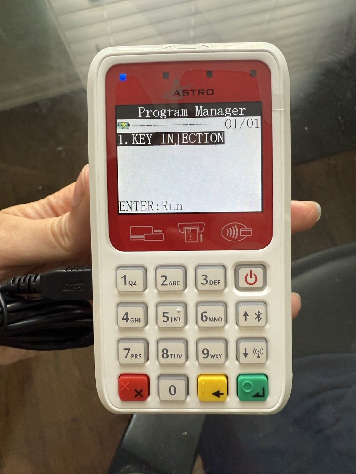 Castles Technology MP200 EMV Credit Card Reader MP200-HW-v1.05 Wi-Fi Bluetooth