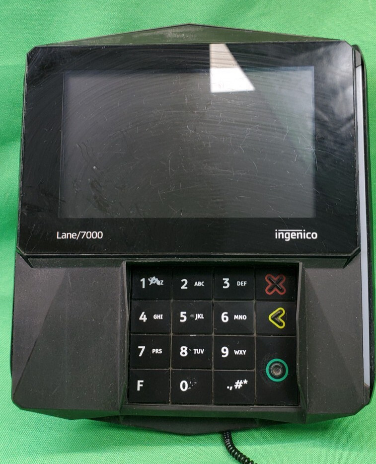 *AS IS* LOT OF 5 Ingenico Lane 7000 Credit Card Terminal