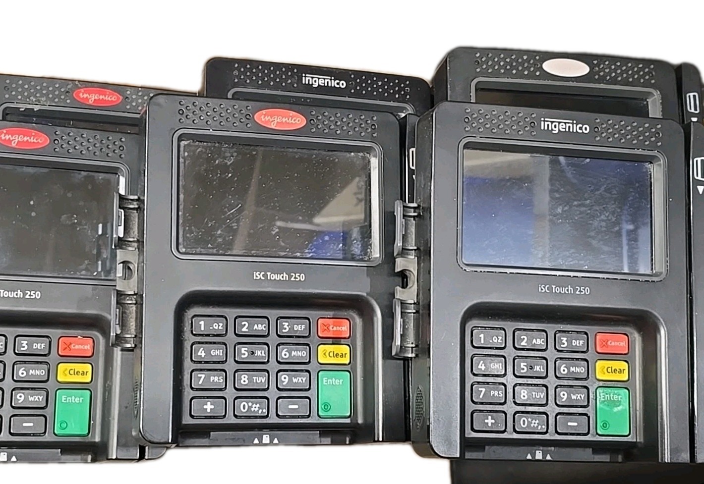 Ingenico iSC Touch 250 Payment Terminals Lot of 13 As is