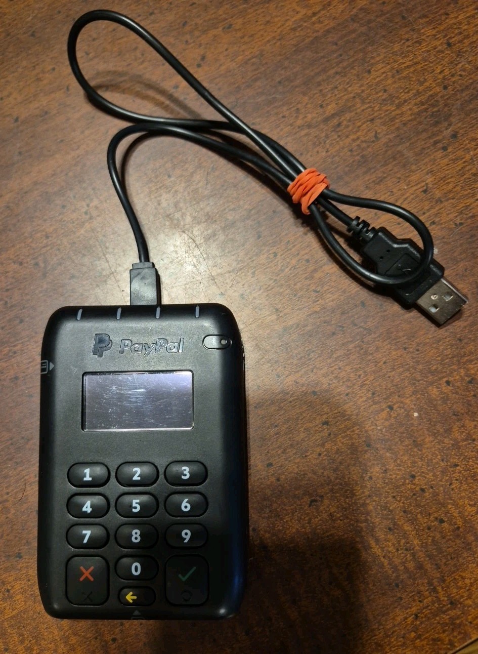 PayPal Chip & Swipe Transaction Credit Card Reader M010-PROD10-V2, Cable, Black