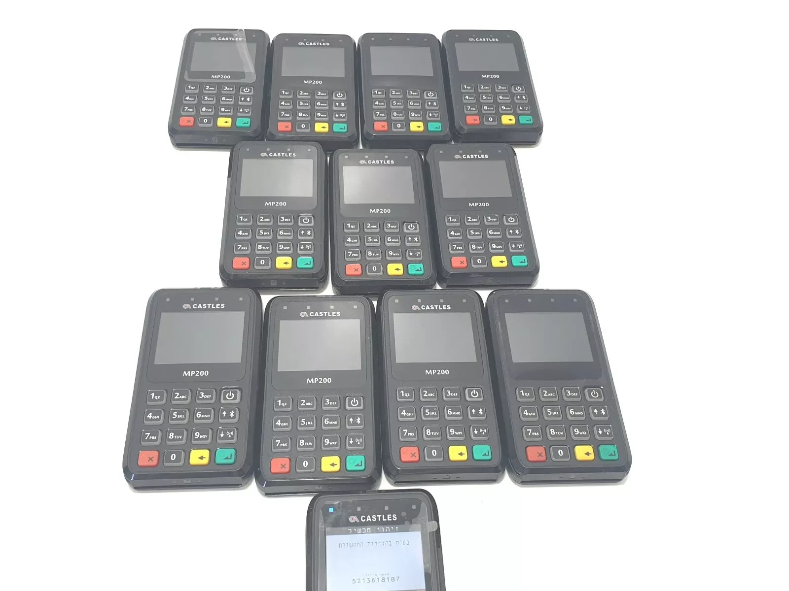 Castles Technology POS MP200 EMV CreditCard Reader mp200-hw-v1.05 *Lot of 12 PC*