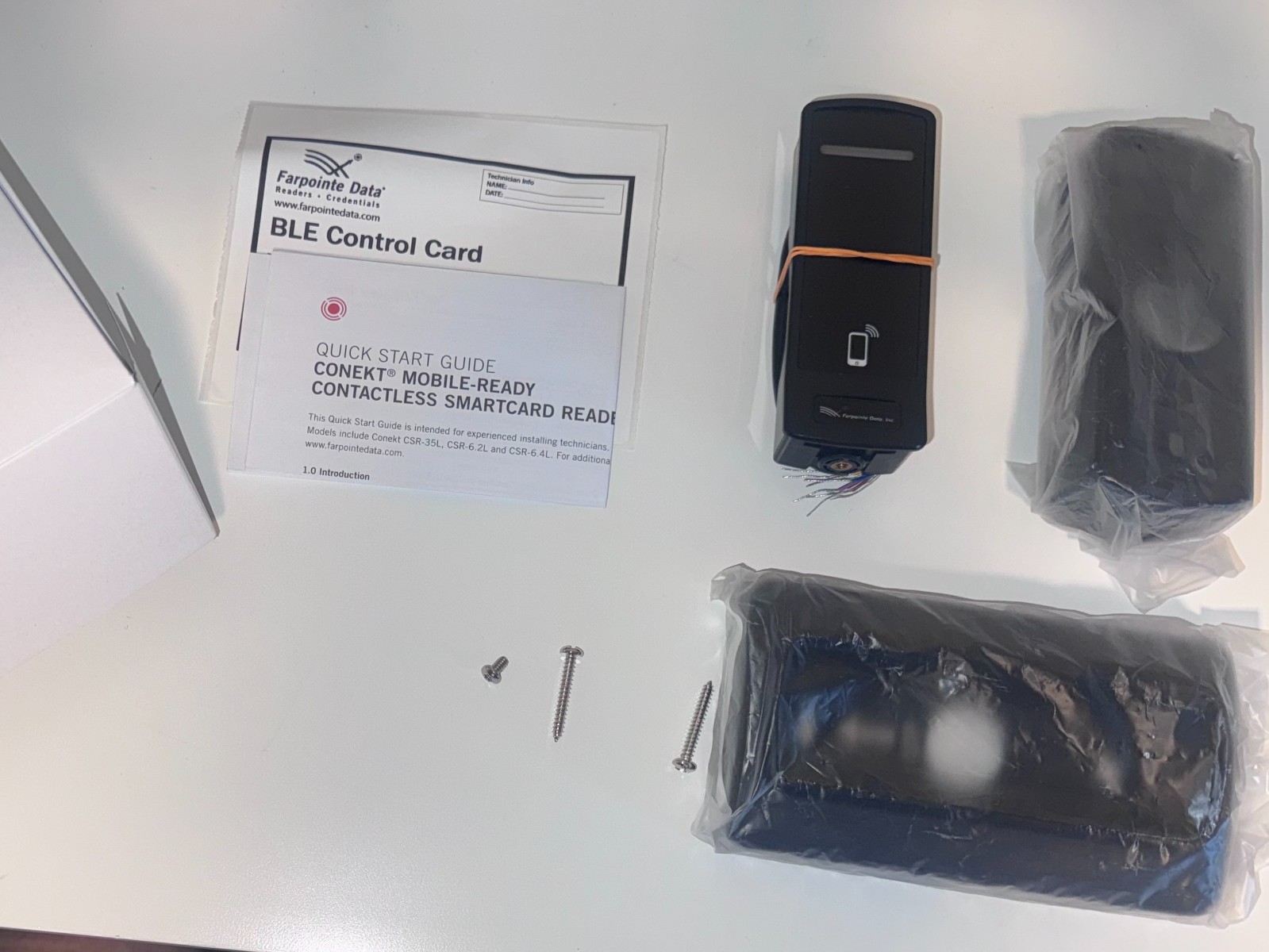 CSR-35L Farpointe Data Contactless Smartcard Reader Black Rev 10 (05561-002)