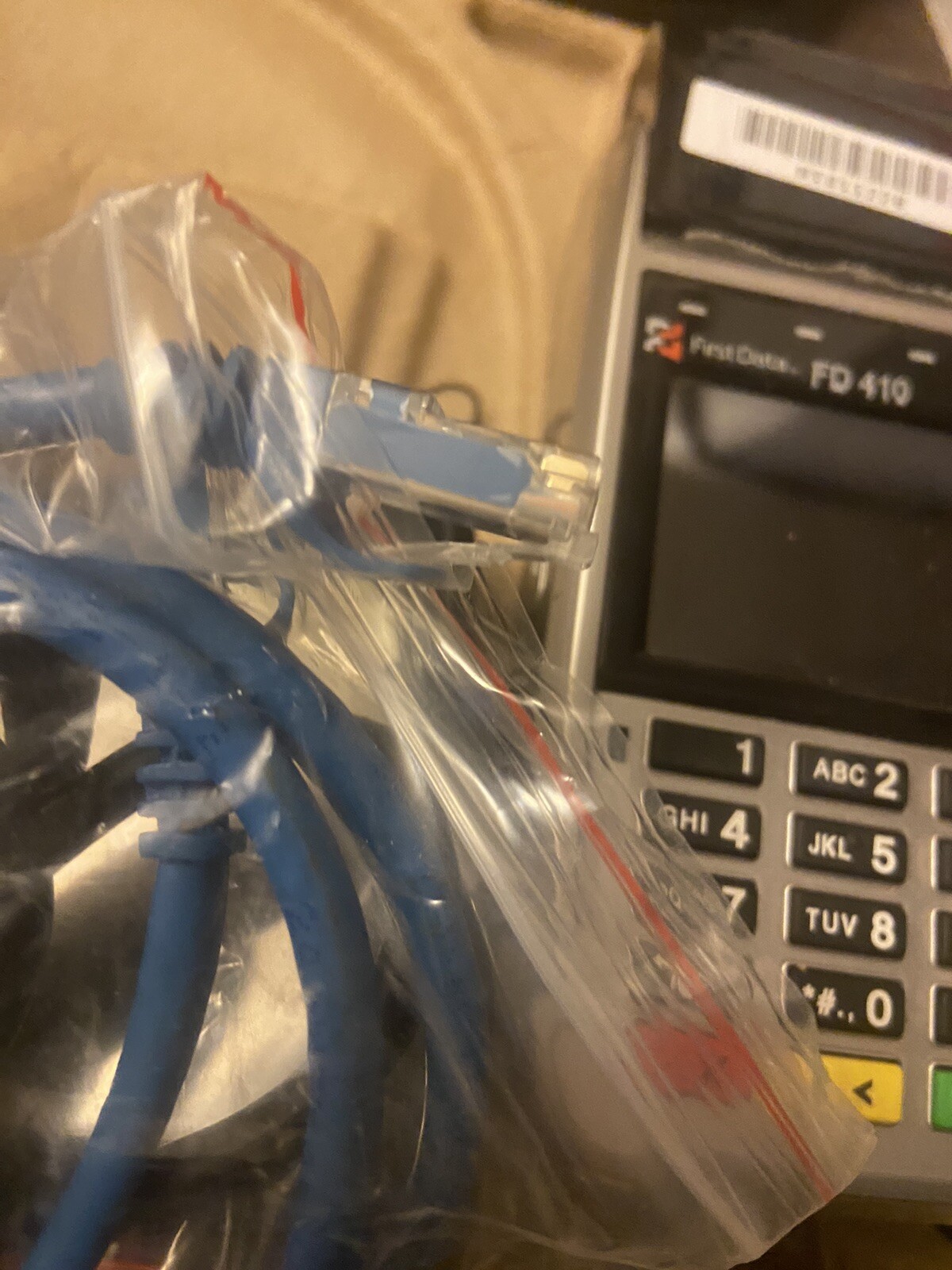 First Data FD 130 / FD410 Credit Card Processors & Branam Handheld Scanner READ*